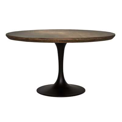 Talula Dining Table, Antique Brass