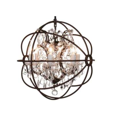 Timothy Oulton Gyro Small Chandelier, Antique Rust