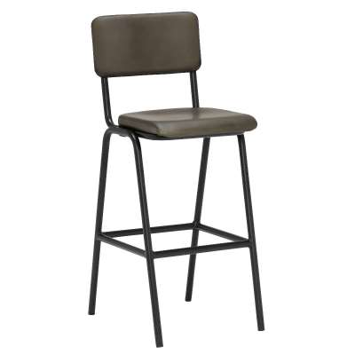Twyford Leather Barstool with Arms