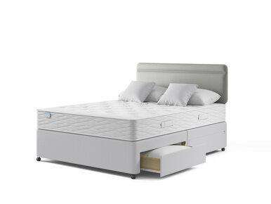 Simply Bensons Redmond Ortho Options Divan Bed Set King Latte Beige