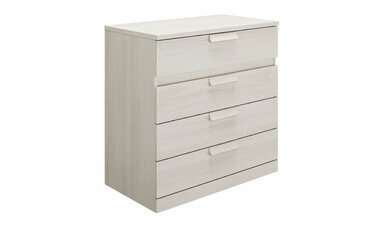 Bergen 4 Drawer Wide Chest of Drawers 4 Drawers Grey