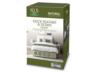 Natural Duck Feather and Down Duvet