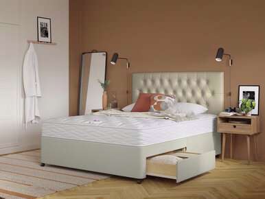 Westford Memory Divan Bed Set Double Slate Grey