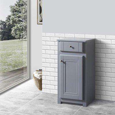 Tenby Grey Traditional Side Cabinet