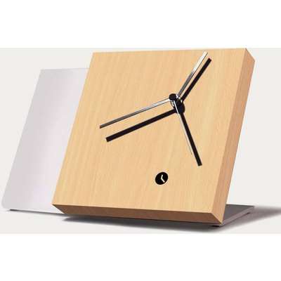 Beech Wood Finished Tact Table Clock