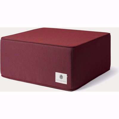 Burgundy Equipage Floor Cushion - Large