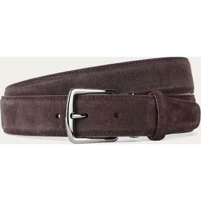 Chocolate Suede Leather Belt