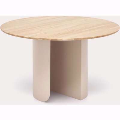 Sand Plateau Dining Table - Round - Oak Top