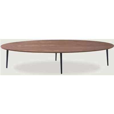 Walnut Soho Oval Coffee Table