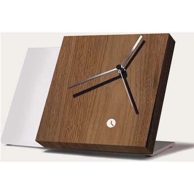 Walnut Wood Finished Tact Table Clock