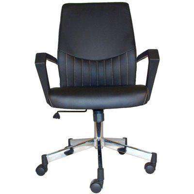 Alphason Brooklyn Black Faux Leather Office Chair - AOC3122-BLK