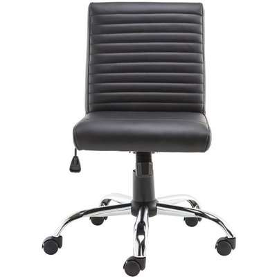Alphason Lane Black Faux Leather Office Chair - AOC21086BLK
