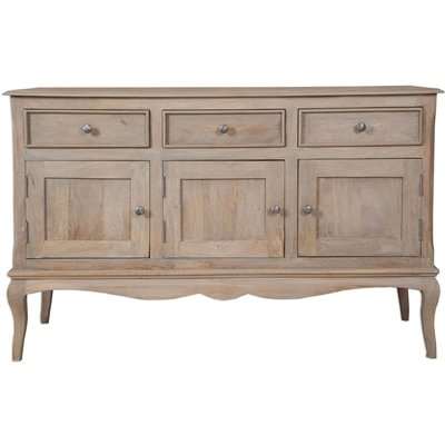 Calais French Style Lime Washed Chest of Drawer - 2 + 3 Drawer