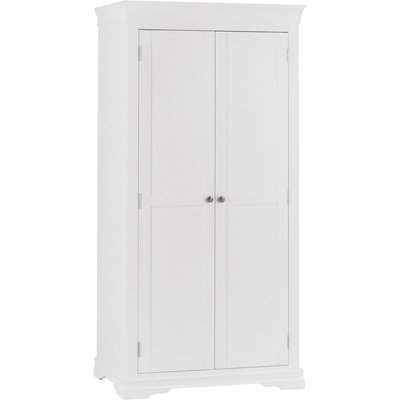 Chantilly White Painted 2 Door Wardrobe