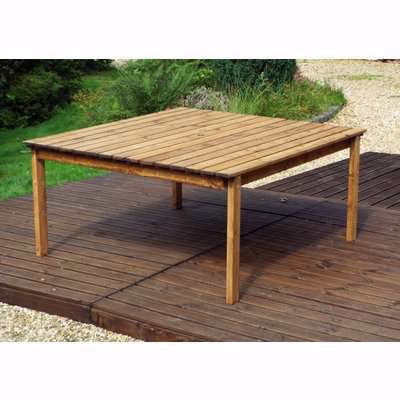 8 Seater Square Traditional Outdoor Garden Dining Table
