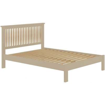 Classic Portland 3ft Single Spindle Bed - Pebble Painted