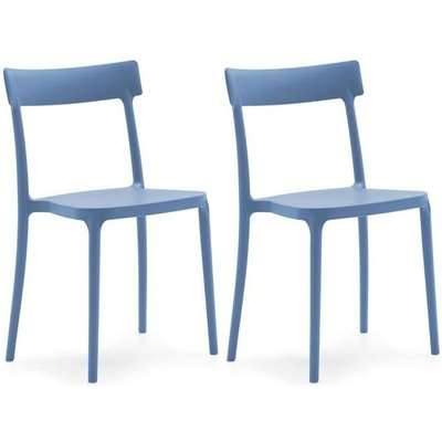 Connubia Argo Polypropylene Stackable Dining Chair (Set of 4)