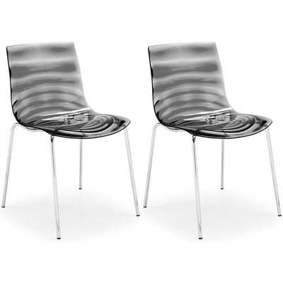 Connubia Leau Stackable Technopolymer Dining Chair (Pair)
