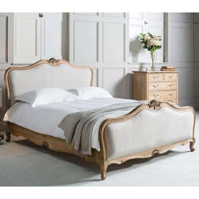 Frank Hudson Chic Weathered Linen Bed - 6ft Queen Size