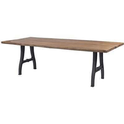 Frisco Reclaimed Wood Lucie Planked Raw Edge 220cm Dining Table