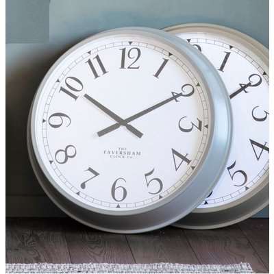 Gallery Direct Orville Fossil Grey Clock
