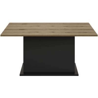Gami Trust Helvezia Oak Central Pedestal Extending Dining Table