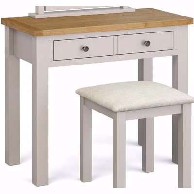 Global Home Devon Oak and Soft Cotton Painted Dressing Table