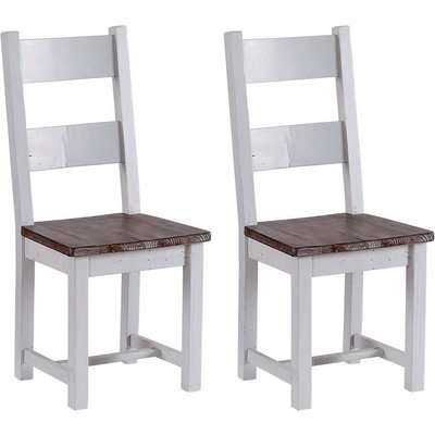 Hamptons Painted Dining Chair - Besp Oak