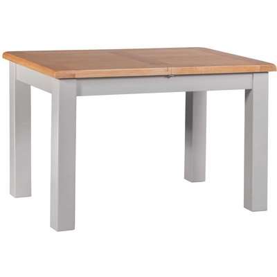 Homestyle Diamond Painted Small Extending Dining Table