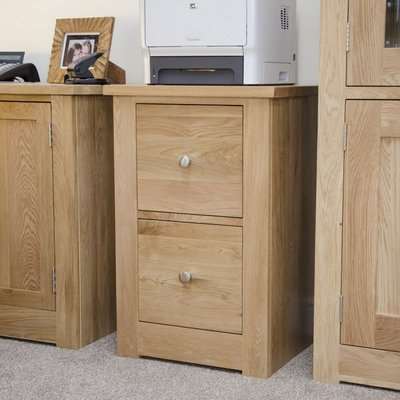 Homestyle Torino Oak Filing Cabinet