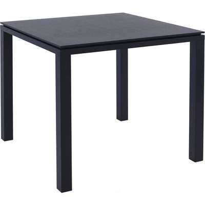 Islington Black 90cm Small Square Dining Table