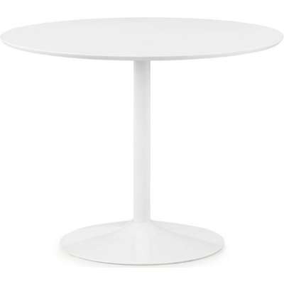 Julian Bowen Blanco White Round Pedestal Dining Table