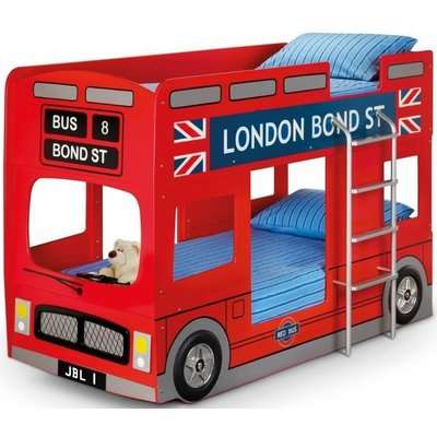 Julian Bowen London Bus Red Bunk Bed