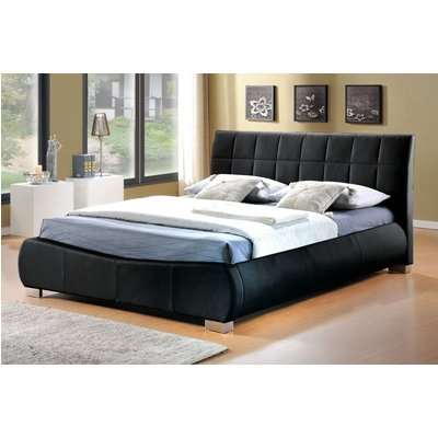 Limelight Dorado 4ft 6in Double Black Faux Leather Bed