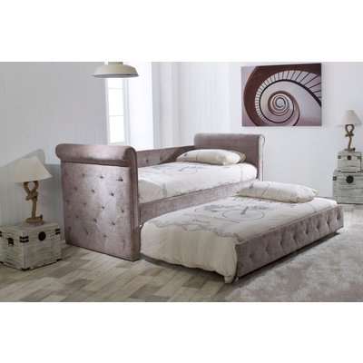 Limelight Zodiac Mink Velvet Day Bed with Guest Bed