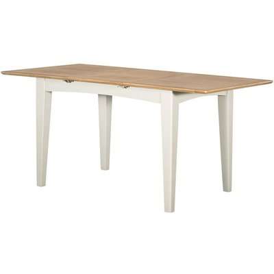 Lowell Oak and White Painted 120cm-165cm Extending Dining Table