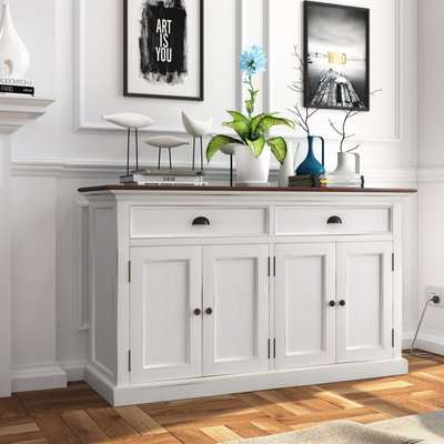 Nova Solo Halifax White Painted Accent Buffet