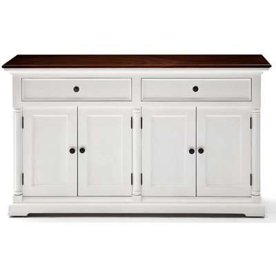 Nova Solo Provence Accent Basic Buffet - White and Brown