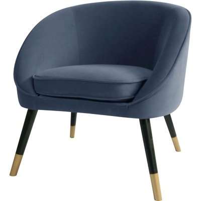 Pudsey Navy Fabric Tub Chair