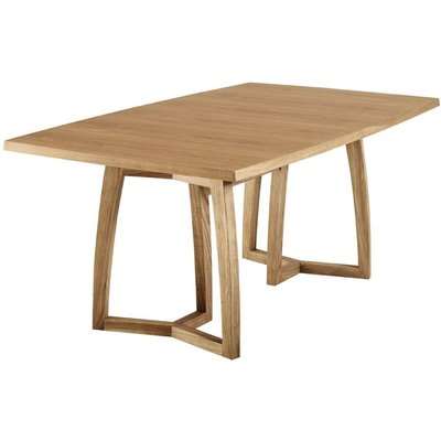 Skovby SM22 Trestle 6 to 10 Seater Oak Veneer Lacquered Extending Dining Table