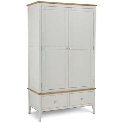 Stanford Painted Double Wardrobe with Drawer