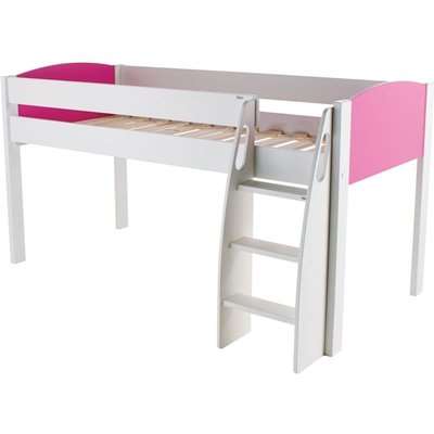 Stompa Pink Mid Sleeper Bed