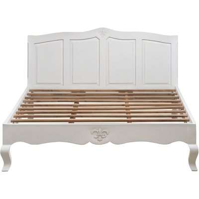 Urban Deco Fleur French Style Distressed Painted 4ft 6in Double Bed