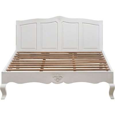 Urban Deco Fleur French Style Distressed Painted 5ft King Size Bed