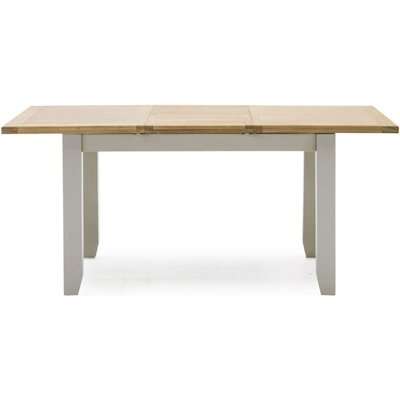 Vida Living Ferndale Extending Dining Table - Oak and Grey Painted