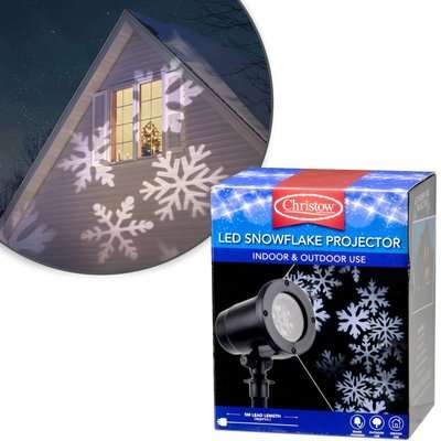 Christow LED Snowflake Projector Light