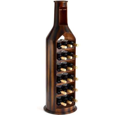 Wooden Bottle 18 Bottle Wine Rack