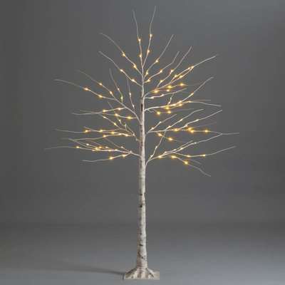 White Birch LED Christmas Tree