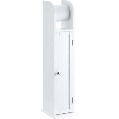 White Toilet Roll Cabinet
