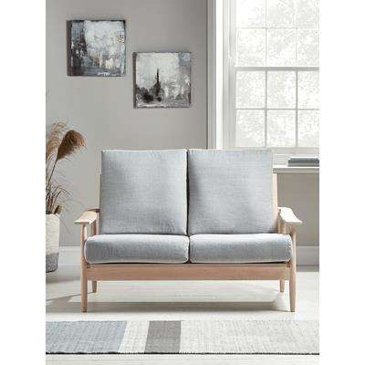 Beech Spindleback Sofa - Soft Grey